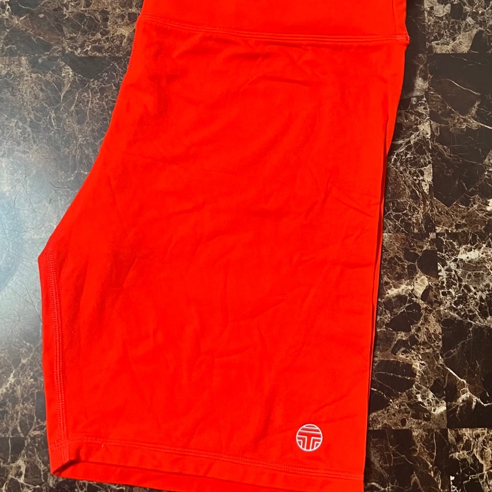 Tory Burch - Red Biker Shorts - Size XL